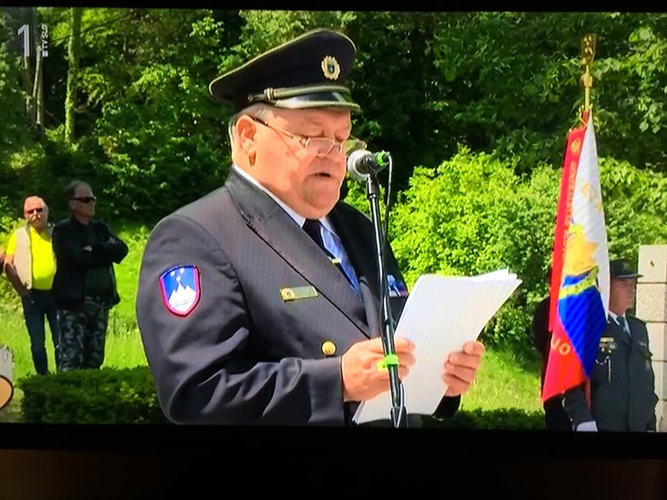 Slovesnost ob Dnevu veteranov vojne za Slovenijo 91
